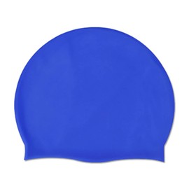 Uttpll Waterproof Silicone Swim Cap, Comfortable Bathing Cap, Swimming Cap for Women and Men, Waterproof Bathing Cap Lake Blue One Size