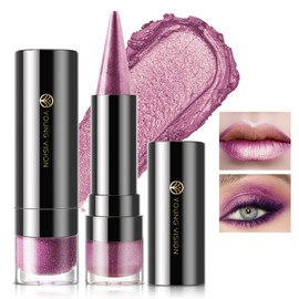 HOSAILY Multi-Use Metallic Glitter Lipstick&Eyeshadow for Women, Smooth Long Lasting Non-Sticky Metalicious Lip Crayon, Lightweight High Impact Shiny Lip Color Cream Lip Liner&Eyeliner Pencil Makeup#3