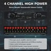 Amplifier Speaker Switcher Selector Supports 4 Input 4 Output