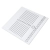 Eyelash Extension Plate White Double Row 20x20cm Wear Resistant Eyelash