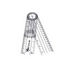 A2ZSCILAB Plastic 8" Spinal Goniometer 360 Degree ISOM Physical Therapy
