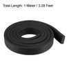 uxcell Solid Rectangle Rubber Seal Strip 15mm Wide 5mm Thick,