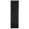 Blue Heron Motif Push Plate in Aged Bronze Finish -
