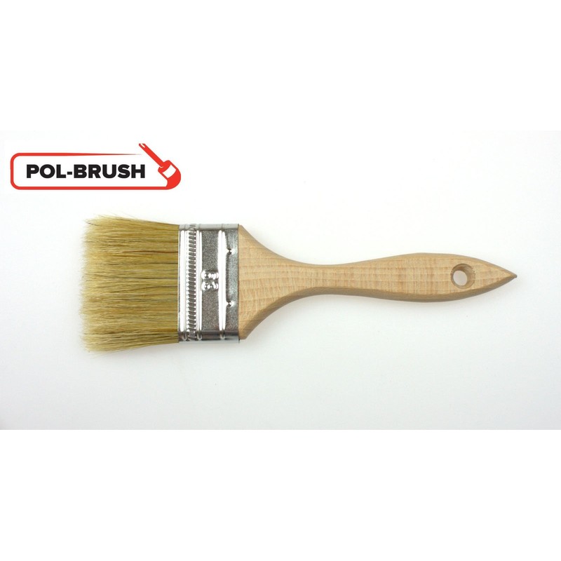 POL-BRUSH Flat Paint Brushes Set - Professional Multipurpose Flat Paint