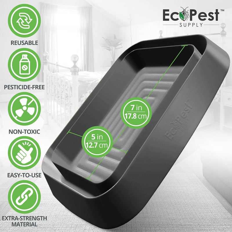 Bed Bug Interceptors – 4 Pack | Bed Bug Blocker