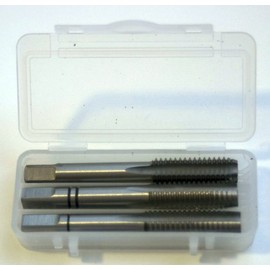 DIN352 Manual Screw Tap Set with Right-Handed Thread M 9.0 x 1.25 High-Speed Steel 3 Pcs.