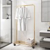 Simple Trending Standard Clothes Garment Rack, Clothing Rolling Rack with