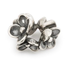 Trollbeads Spring Collection Blooming Connections 2024 Silver Beads, Sterling Silver, No Gemstone