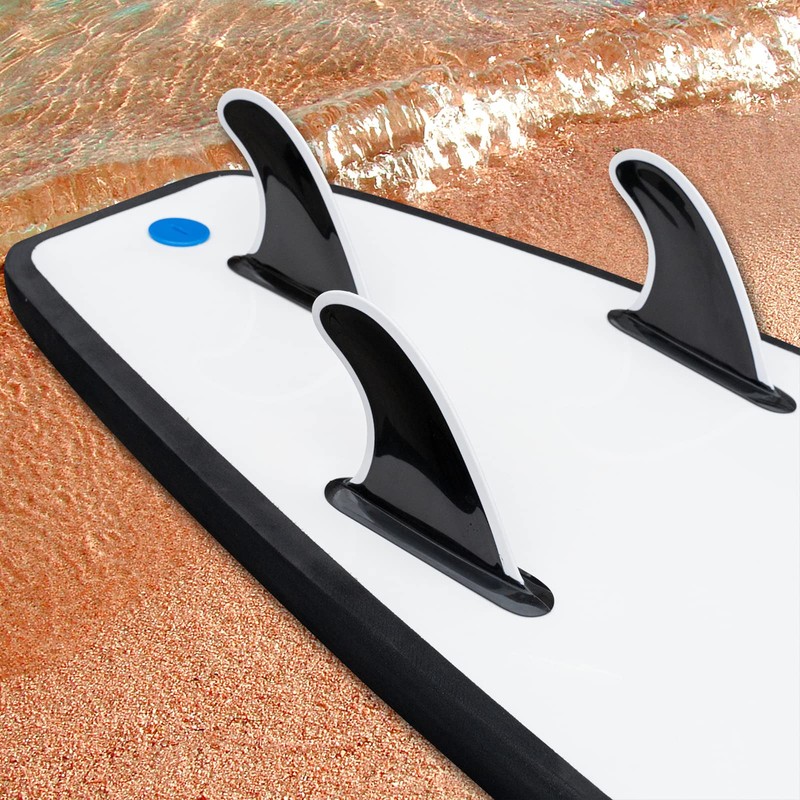iBOARD Soft Top Surfboard Fins Foam Surf Board Accessories |3