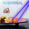 Lightsaber Chopsticks, SOARFLY 2 Pairs LED Chopsticks with 9 Colour