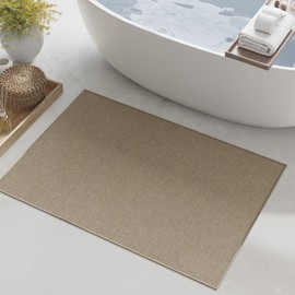 StangH Entryway Rug 2x3 Washable Non-Slip Jute Woven Rug Natural Indoor Doormat Low-Pile High Traffic Pet Friendly Mat for Bathroom Kitchen Living Dining Room Office Patio