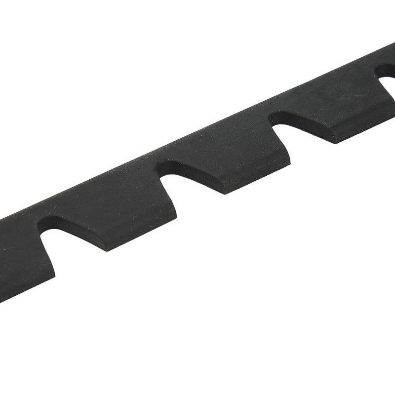 8pcs Front Bumper Scrape Guard Set Rubber Black Universal Bumper