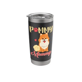 Pomeranian Pommy Mommy German Spitz Poland Pom Toy Dog Pet Stainless Steel Insulated Tumbler