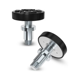2 Pack 35mm Car Lift Rubber Pads for 2 Post Lift Adjustable Round Trays