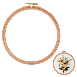 Embroidery Frame, 5.9 inches (15 cm), Embroidery Tool, Cross Stitch Frame, Circular Embroidery Frame, Keyaki Wooden Embroidery Frame, Craft Supplies, Antique Style, DIY Embroidery, Beginners