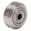 13PCS V Pulley Wheel Stainless Steel Printer Round Wheel Roller