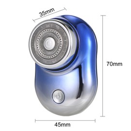 Electric Beard Razor Electric Foil Shaver USB Rechargeable Cordless Wet Dry Shave for Men's Beard Shaving