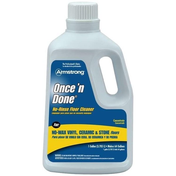 Armstrong 330408 Once 'N Done Concentrated Floor Cleaner, 1-Gallon