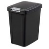 Sterilite 10439004 7.5GAL28L BLK Touch Can, 7.5 Gallon, Black