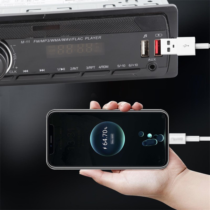 12V Car MP3 Player Bluetooth Handsfree FM Car Radio Large