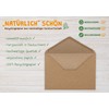 KuschelICH Envelopes Kraft Paper C6 114 x 162 mm Brown