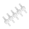 Spacnana 5PCS Plastic Check Valve, Non Return One Way Valve