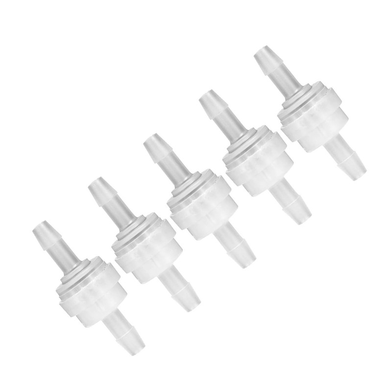 Spacnana 5PCS Plastic Check Valve, Non Return One Way Valve