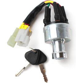 ZACHAGER EC140 EC160 Lgnition Switch with 2 Keys VOE14526158 VOE14529152 for Volvo EC140 EC160 EC210 EC240 EC290 EC330 EC460 Excavator Engine Replacement Parts 14526158 14529152
