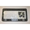 Lexus License Plate Frame Lexus Gx460 New Black Metal Front