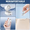 Blissfuhue Portable Clip on Fan, 3-in-1 Hands Free Mini Hat