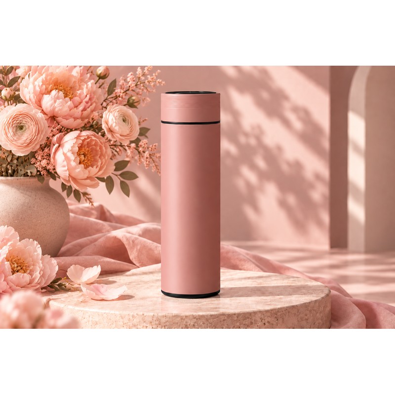 500ml Temperature Display Thermos Cup for Drinks – Stainless Steel