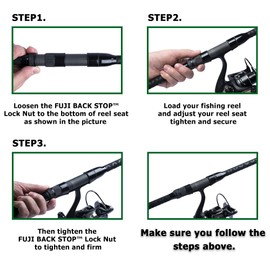 LITTMA Conventional Saltwater Fishing Rods with Fuji Ring Heavy Duty 9/10/11/ 12ft Portable Graphite Surf Casting/Spinning Rod Barra de Surf