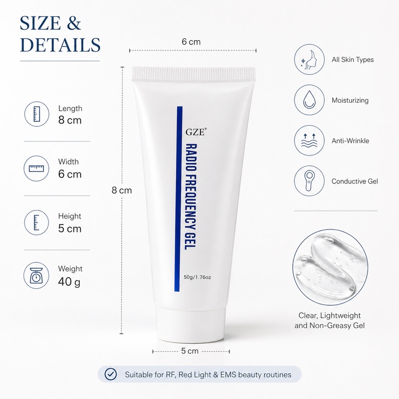 RF Conductive Gel for Beauty Devices – Hydrating Facial Gel