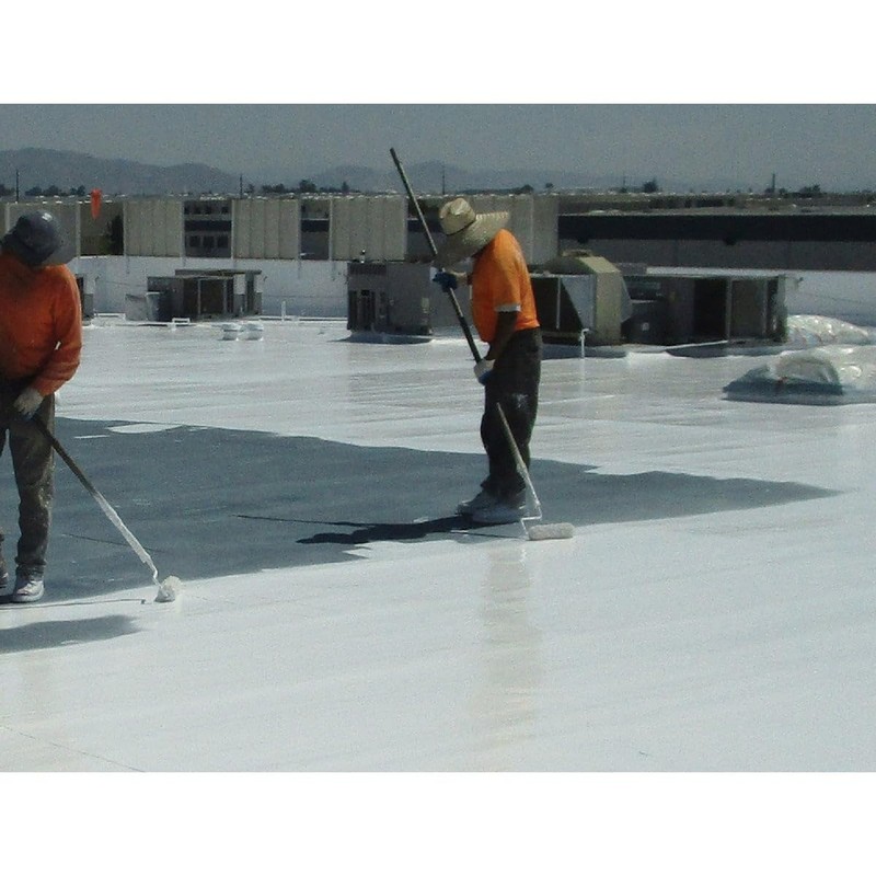 Black Jack Eterna-Kote 100% Silicone+ Roof Coating, White, 1 Gallon,