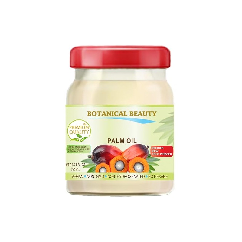 Botanical Beauty PALM OIL 100% Pure Natural Cold Pressed Food