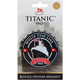 Shamrock Gift Bottle Opener/Fridge Magnet 80mm x 80mm (Titanic Collectors Metal Screwcap )