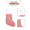 infleesh 20 Inches Monogrammed Christmas Stockings with Letters,Super Soft Christmas