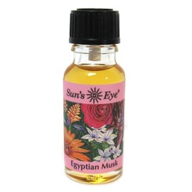 Sun's Eye Egyptian Musk Oil, 1/2 fl oz, Sweet and Exotic Blend, Honey and Wood Notes