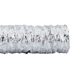 RecPro RV 4-Inch Flexible Foil Air Duct Hose | Non-Insulated Foil Ducting | 25 Feet Long