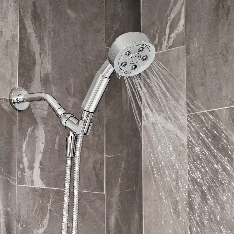Neo Anystream VSR-3010-E2 3-Spray Polished Chrome Handheld Shower 2.0 GPM