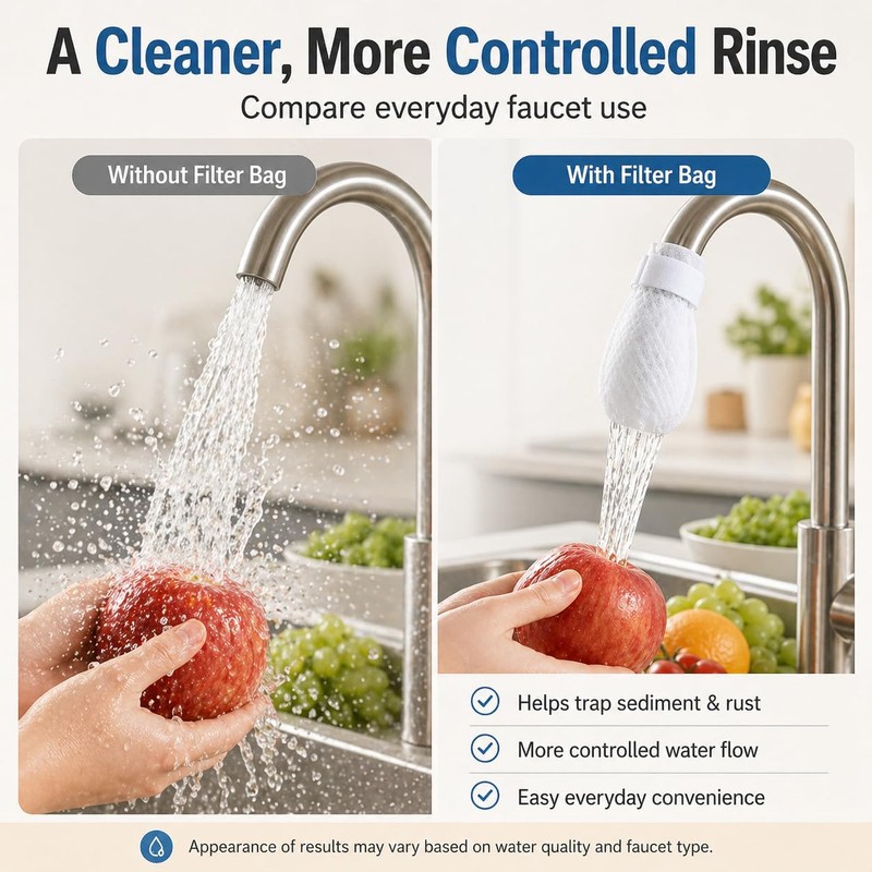 50/100 Pcs Faucet Filter Cotton Bag, Faucet Filter Bag for