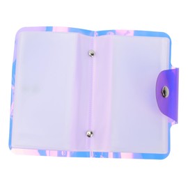 Healeved Rectangle Nail Art Plate Organizer Pouch Slots for Stamping Plates Case for Travel Storage for Beginners Professionals