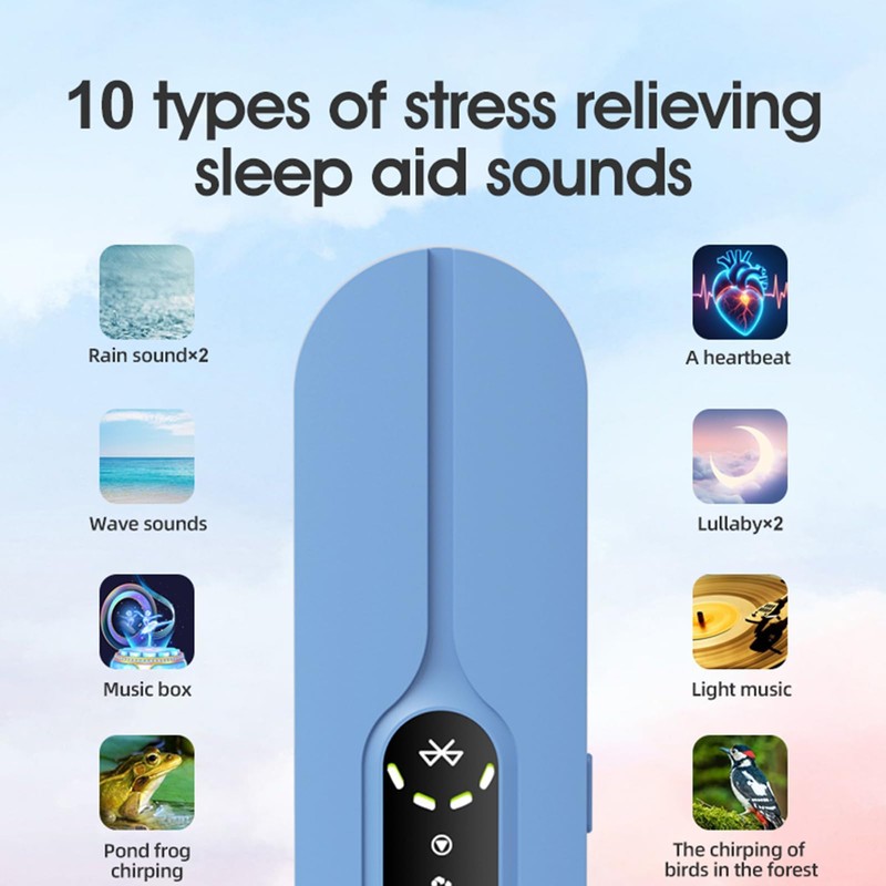 borotess Pillow Speaker for Sleeping, Bluetooth Bone Conduction Sleep Sound