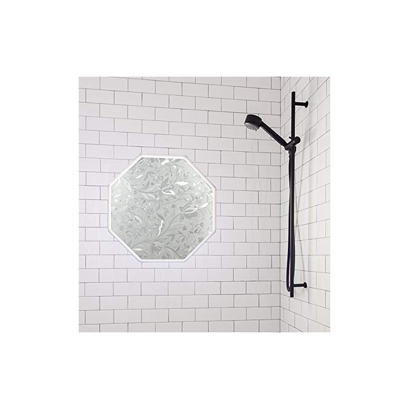 Autotech Park Precut Octagon Window Film, Floral Series 5 Design,