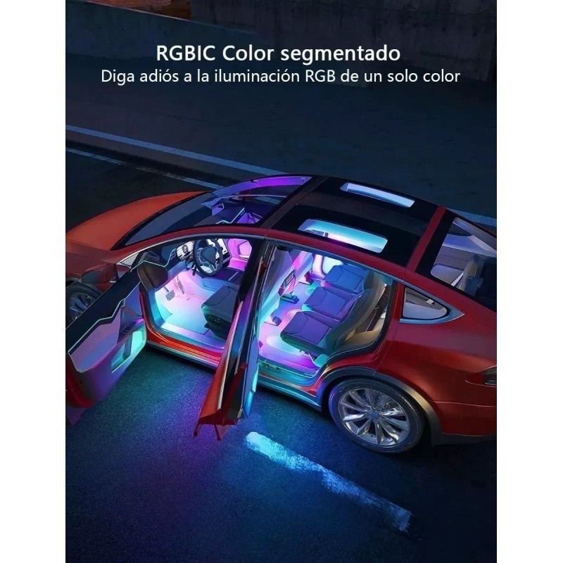 PUNKZZ Barra De Luz Tiras 48 Luces Fluido Rgb Interior