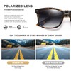 FEIDUSUN Polarized Sunglasses for Women and Men Classic Trendy Sun