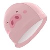 Dallonan Swimming Cap Cute Pink Pig Unisex Adult Swim Cap