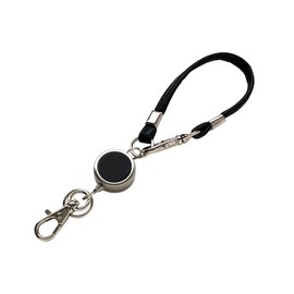 [A.Y.Judie] Standard Lanyard with Reel S33-003 C2023 C2034 C2035, chiffon black
