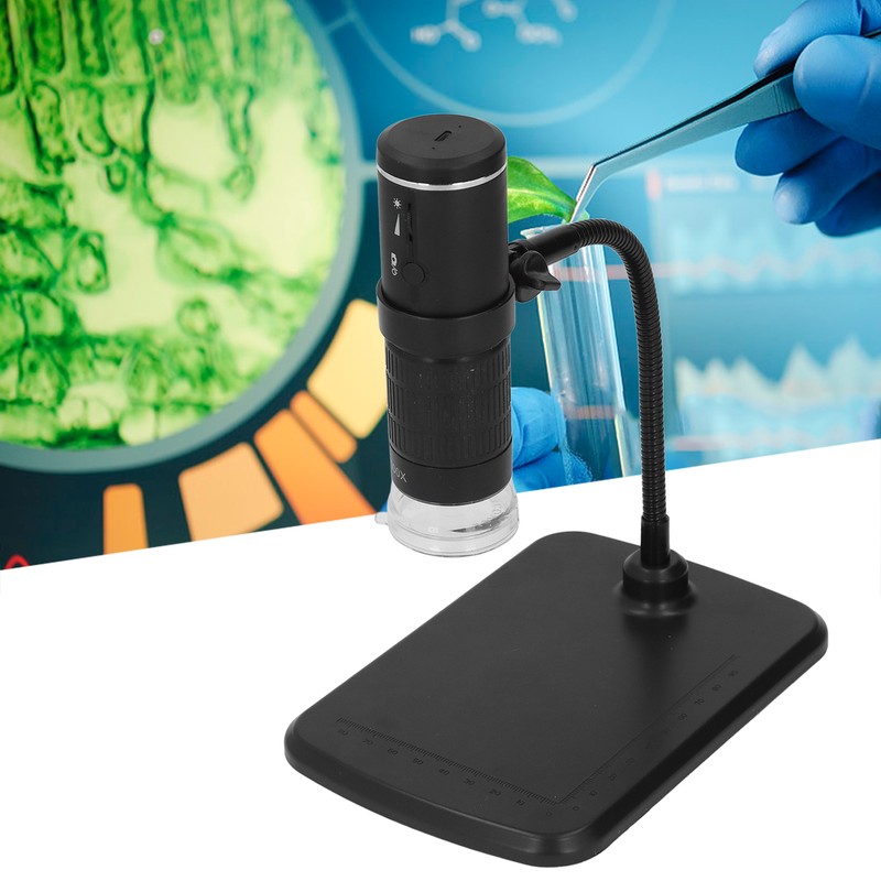Wireless Digital Microscope 50 to 1000X Portable 2MP with Flexible