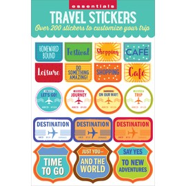 Essentials Travel Planner Stickers (set of 200+ stickers)